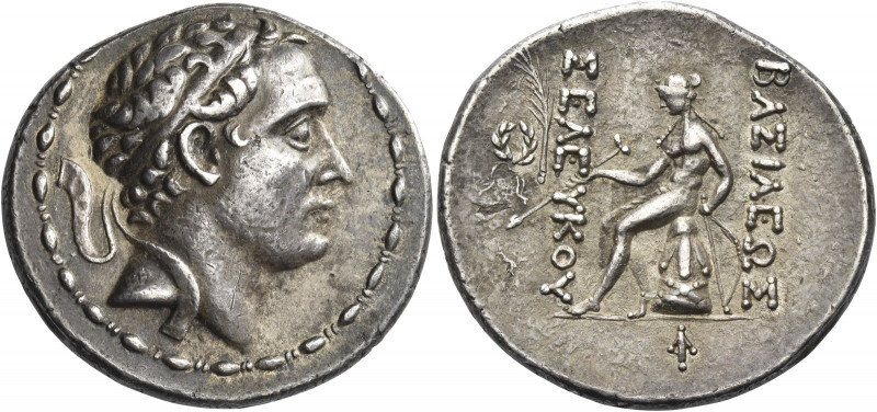 Greek Coins. Seleucus IV Philopator, 187 – 175. 
Tetradrachm, Antioch on the Or...