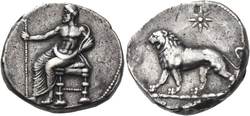 Greek Coins. Mesopotamia, Babylon. 
Tetradrachm under Stamenes satrap circa 322...