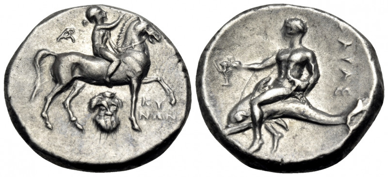CALABRIA. Tarentum. Circa 272-240 BC. Nomos (Silver, 21 mm, 6.49 g, 9 h), struck...