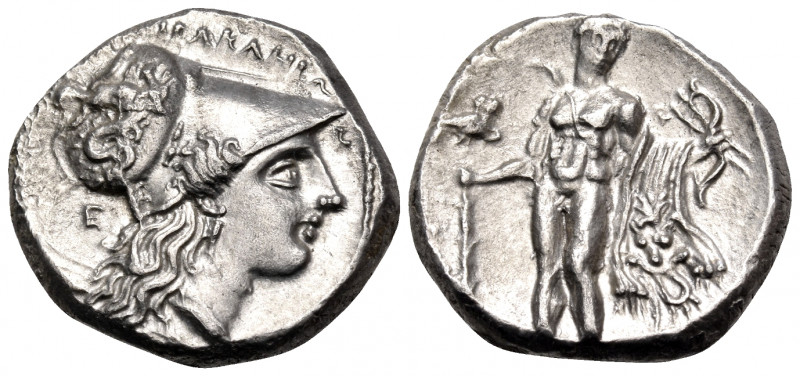 LUCANIA. Herakleia. Circa 281-278 BC. Nomos (Silver, 19 mm, 7.80 g, 4 h), time o...