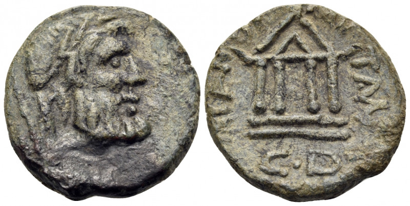 SICILY. Panormus. Triumviral period, circa 60-33 BC. As (Bronze, 21.5 mm, 6.63 g...