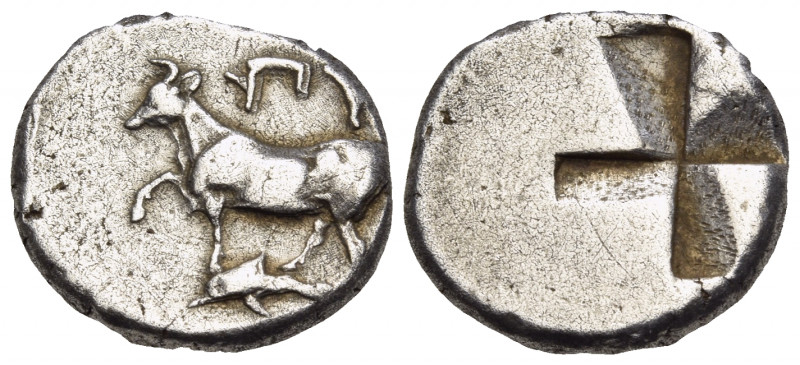 THRACE. Byzantion. Circa 340-320 BC. Drachm or siglos (Silver, 17 mm, 5.17 g). (...