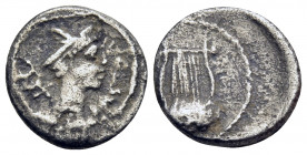 THRACE. Sestos. Circa 300 BC. Obol (Silver, 11 mm, 0.86 g, 3 h). Draped (?) bust of Hermes to right, wearing petasos; on shoulder, winged caduceus. Re...