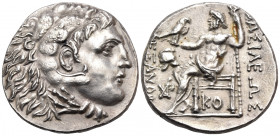 KINGS OF MACEDON. Alexander III ‘the Great’, 336-323 BC. Tetradrachm (Silver, 29 mm, 17.19 g, 12 h), Mesambria, circa 125-65. Head of youthful Herakle...