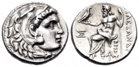 KINGS OF MACEDON. Alexander III ‘the Great’, 336-323 BC. Drachm (Silver, 16 mm, 4.48 g, 7 h), struck under Antigonos I Monophthalmos, Magnesia ad Maea...