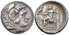 KINGS OF MACEDON. Alexander III ‘the Great’, 336-323 BC. Tetradrachm (Silver, 26.5 mm, 16.88 g, 11 h), struck under Demetrios I Poliorketes, Tyre, cir...
