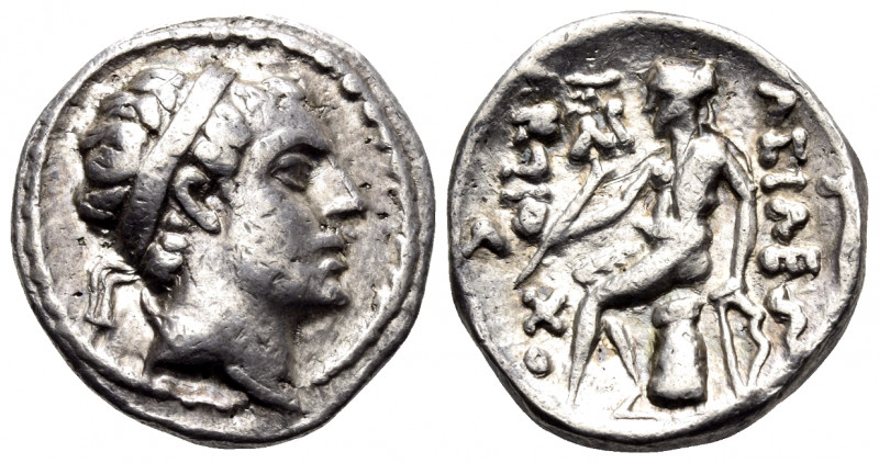 SELEUKID KINGS OF SYRIA. Antiochos IV Epiphanes, 175-164 BC. Drachm (Silver, 17 ...