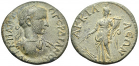 PHRYGIA. Accilaeum. Gordian III, 238-244. Tetrassarion (Bronze, 27 mm, 9.51 g, 6 h). AYT K M ANTΩ ΓΟΡΔΙΑΝΟC Laureate and cuirassed bust of Gordian III...