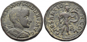 PISIDIA. Antiochia. Gordian III, 238-244. (Bronze, 33 mm, 23.88 g, 6 h). IMP CAES M ANT GORDIANVS AVG Laureate, draped and cuirassed bust of Gordian t...