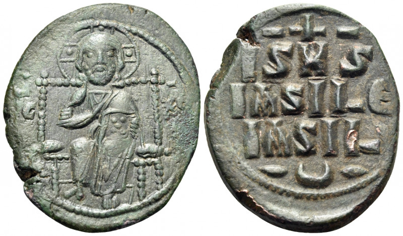 Anonymous Folles, time of Constantine IX, circa 1042-1055. Follis (Bronze, 31 mm...