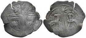 Michael VIII Palaeologus, 1261-1282. Trachy (Copper, 28 mm, 2.62 g, 6 h), Class IX, Thessalonica, 1282-1295. Large ornate cross with star in each quar...