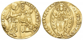 ITALY. Venice. Michele Steno, 1400-1413. Ducato (Gold, 20.5 mm, 3.47 g, 12 h), 63rd Dux. · S · M · VENETI D/V/X MIChAEL STEN' St. Mark standing right,...