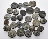 GREEK. Circa 4th -1st Century BC. (Bronze, 36.01 g). A fine lot of Twenty-eight (28) Bronzes from Asia Minor. All patinated. A particularly interestin...