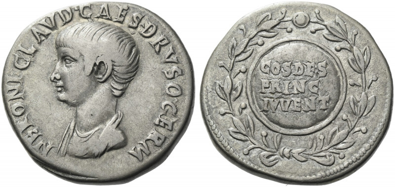 Roman Empire. Nero caesar, 50-54. 
Cistophorus, Ephesus circa 51, AR 10.92 g. N...