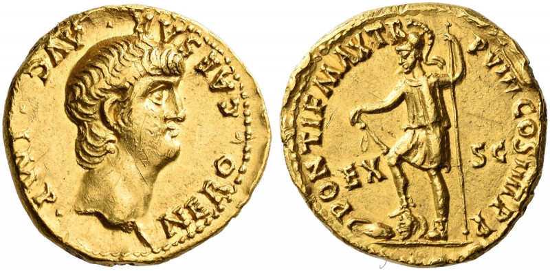 Roman Empire. Nero augustus, 54 – 68. 
Aureus 61-62, AV 7.58 g. NERO·CAESAR·AVG...
