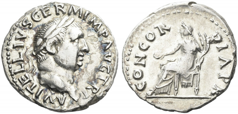 Roman Empire. Vitellius, January – December 69. 
Denarius late April – December...