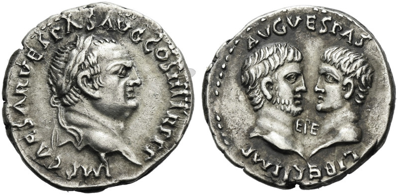 Roman Empire. Vespasian augustus, 69 – 79.
Denarius, Ephesus 71, AR 3.30 g. IMP...