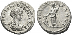 Roman Empire. Geta caesar, 198 – 209. 
Denarius, Laodicea 200-202, AR 4.29 g. P SEPTIMIVS GETA CAES Bare-headed, draped and cuirassed bust r. Rev. MI...