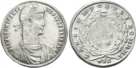 Roman Empire. Constantius II augustus, 337 – 361. 
Medallion, Thessalonica 337-340, AR 12.47 g. F L IVL CONSTANTI – VS PIVS FELIX AVG Rosette-diademe...
