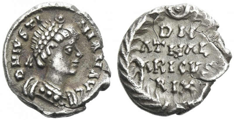 The Ostrogoths. Athalaric, 526-534. 
Pseudo-Imperial Coinage. In the name of Ju...