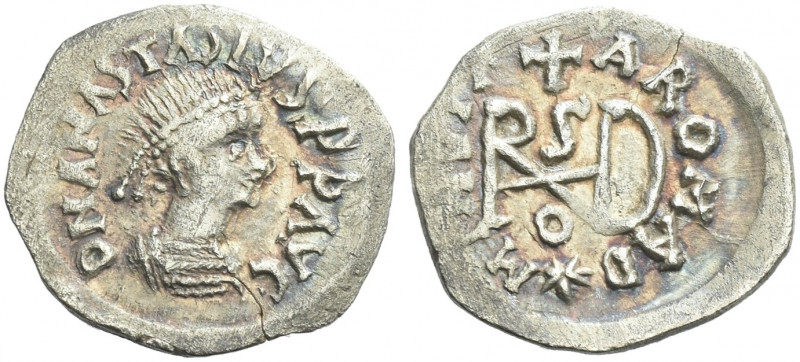 The Ostrogoths. The Gepids. 
Pseudo-Imperial Coinage. In the name of Anastasius...