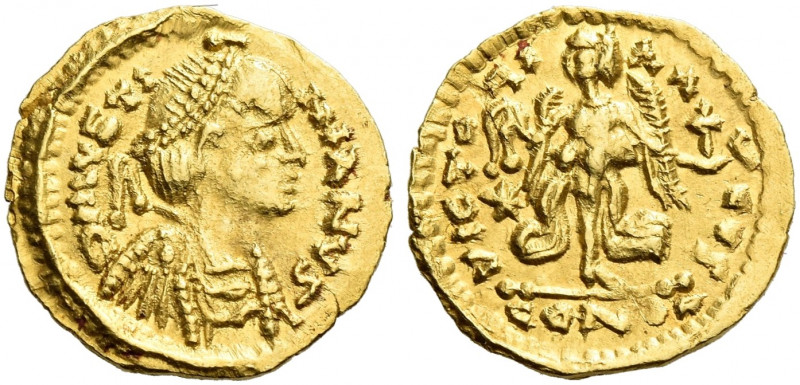 The Ostrogoths. The Franks, Theodebert I, 534 – 548. 
Pseudo-Imperial Coinage. ...