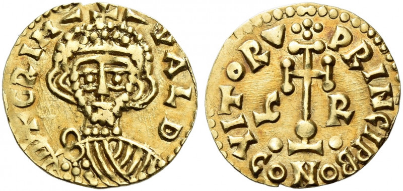 The Ostrogoths. The Duchy of Beneventum, Grimoald III, 788-806. 
With the title...