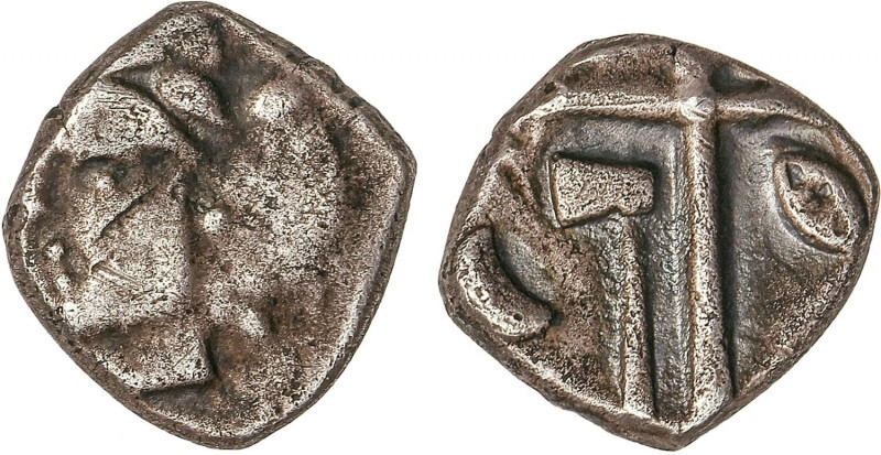 GREEK COINS
Dracma a la Croix. 225-50 a.C. CELTAS. GALIA. VOLCAE TECTOSAGES. 3,...