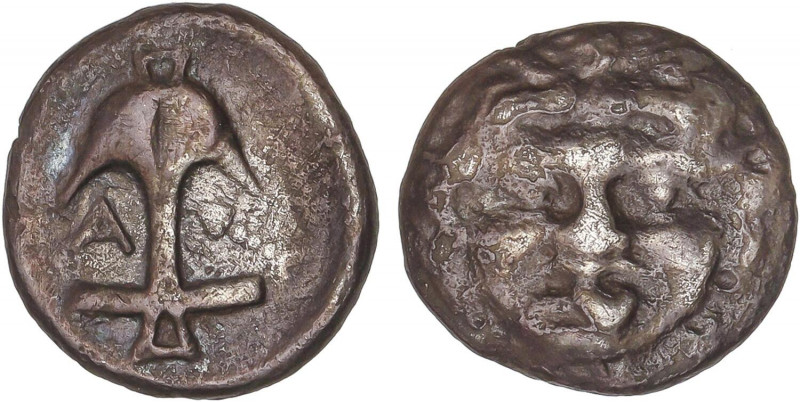 GREEK COINS
Dracma. 450-400 a.C. APOLONIA PÓNTICA. TRACIA. Anv.: Ancla. Rev.: G...