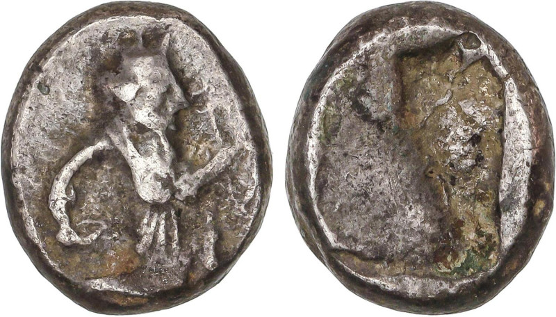GREEK COINS
Siclo. 425-405 a.C. DARÍO III. LYDIA. Anv.: Arquero barbado y arrod...