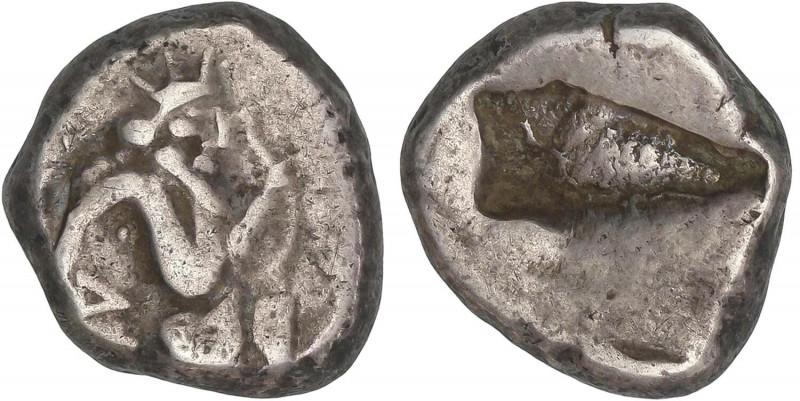 GREEK COINS
Siclo. 450-330 a.C. LYDIA. Anv.: Arquero arrodillado a derecha. Rev...