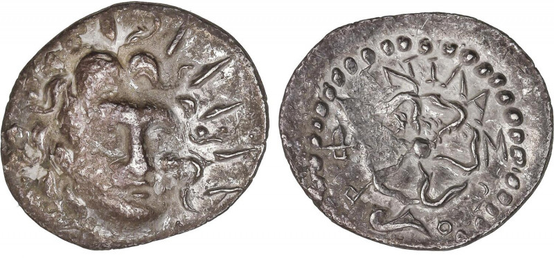 GREEK COINS
Dracma. 88-43 a.C. RODAS. ISLAS DE CARIA. Anv.: Cabeza radiada de H...
