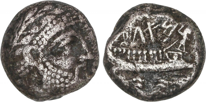 GREEK COINS
Estátera. 360-332 a.C. ARADOS. FENICIA. Anv.: Cabeza laureada y bar...