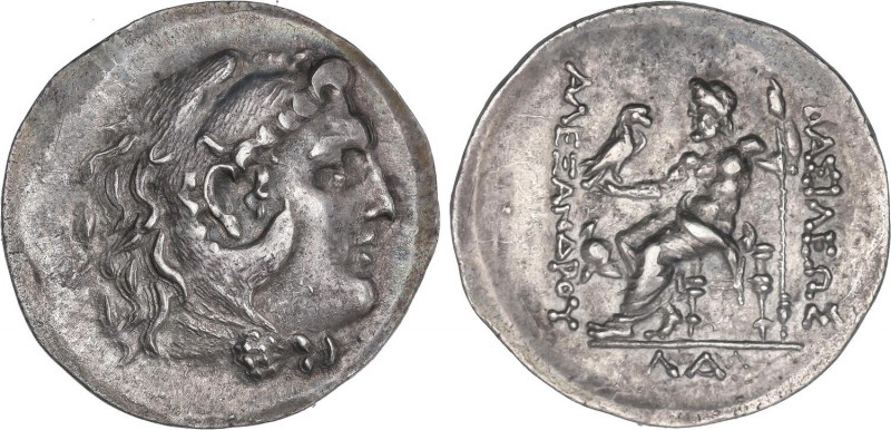 GREEK COINS
Tetradracma. 336-323 a.C. ALEJANDRO MAGNO. MESEMBRIA. TRACIA. Anv.:...
