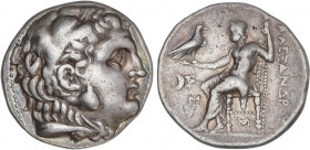 GREEK COINS
Tetradracma. 336-323 a.C. ALEJANDRO MAGNO. SIGEUM. MYSIA, TROAS y AEOLIS. Anv.: Cabeza de Hércules con piel de león a derecha. Rev.: Zeus...