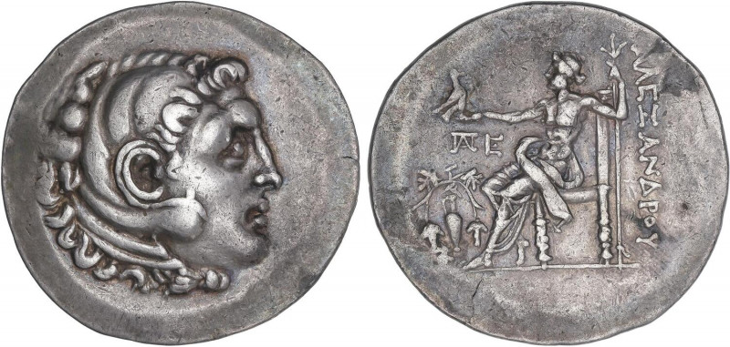 GREEK COINS
Tetradracma. 336-323 a.C. ALEJANDRO MAGNO. TEMNOS. MYSIA, TROAS y A...