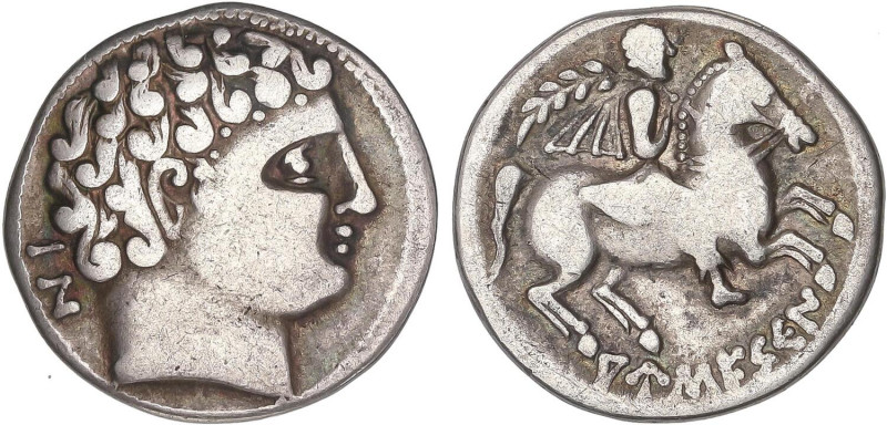 CELTIBERIAN COINS
Denario. 120-20 a.C. AUSESCEN (VIC, Barcelona). Anv.: Cabeza ...