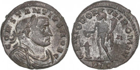 ROMAN COINS: ROMAN EMPIRE
Follis. Acuñada el 301-303 d.C. CONSTANCIO CLORO. LUGDUNUM. Rev.: GENIO POPVLI ROMANI. En exergo: PLC. 11,2 grs. AE. Conser...