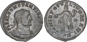 ROMAN COINS: ROMAN EMPIRE
Follis. Acuñada el 306-307 d.C. CONSTANTINO I. Rev.: GENIO POPVLI ROMANI. Genio entre S-F. En exergo: ITR. 10,87 grs. AE. R...