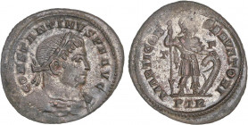 ROMAN COINS: ROMAN EMPIRE
Follis. Acuñada el 312-313 d.C. CONSTANTINO I. TREVERI. Rev.: MARTI CONSERVATORI. En exergo: PTR. 4,26 grs. AE. (Acuñación ...