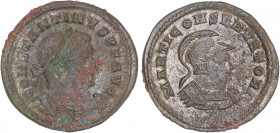 ROMAN COINS: ROMAN EMPIRE
Follis. Acuñada el 310-313 d.C. CONSTANTINO I. Rev.: MARTI CONSERVATORI. Busto de Marte a derecha con casco y coraza. 4,26 ...