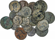 ROMAN COINS: ROMAN EMPIRE
Lote 23 monedas Pequeños bronces. CONSTANTINO CONSTANCIO II, CONSTANTE, MAGNENCIO, DECENCIO, TEODOSIO, GRACIANO, ARCADIO e ...