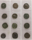 ROMAN COINS: ROMAN EMPIRE
Lote 78 monedas Bronce. AE. Resto final de colección. Incluye monedas de todos los tamaños de gran modulo a pequeño, varios...