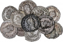 ROMAN COINS: ROMAN EMPIRE
Lote 12 monedas Antoninianos. FILIPO I, GALIENO, PROBO, TACITO, TREBONIANO GALO, VOLUSIANO…. Ve. A EXAMINAR. MBC+ a EBC.