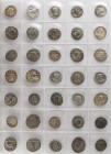 ROMAN COINS: ROMAN EMPIRE
Lote 90 monedas. AE, AR, Ve. La gran mayoría Antoninianos cercanos al Bajo Imperio. Incluye reproducciones. IMPRESCINDIBLE ...