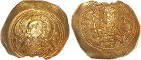 BYZANTINE COINS
Histamenon Nomisma. MIGUEL VII (1071-1078 d.C.). CONSTANTINOPLA. Anv.: Busto de Cristo de frente, a los lados IC-XC. Rev.: ¶MIXAH¶RAC...
