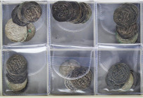 AL-ANDALUS COINS: CALIFHATE
Conjunto 31 monedas Dirham. AL-HAQEM II. MEDINA AZAHARA. 353H (6) tipo V-451; 354H (5) tipo V-452; 355H (5) tipo V-454; 3...