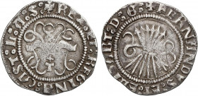 SPANISH MONARCHY: FERDINAND AND ISABELLA
1/2 Real. TOLEDO. 1,59 grs. AC-284. MBC-.