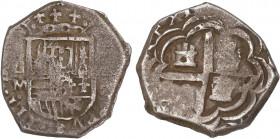 SPANISH MONARCHY: PHILIP III
1 Real. GRANADA. 3,26 grs. Cal. tipo 135. BC+.