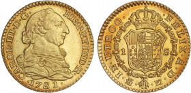 SPANISH MONARCHY: CHARLES III
1 Escudo. 1781/0. MADRID. P.J. 3,33 grs. Pleno brillo original. Bonita pieza. AC-1360. SC.